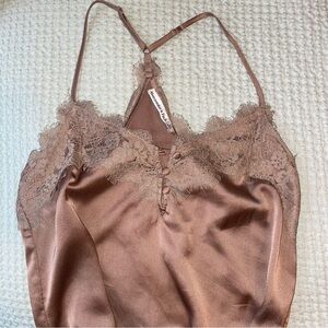 Abercrombie Satin Bodysuit